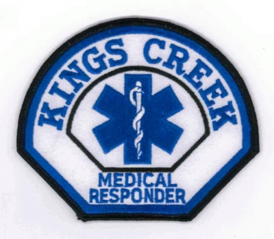 Kings Creek Fire Department 
Medical Responder 
