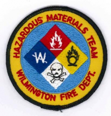 Wilmington Fire Department
Hazmat Team (Skull in white)
