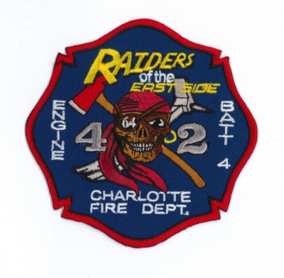 Charlotte Fire Department Station 42
“Raiders of the East Side”
