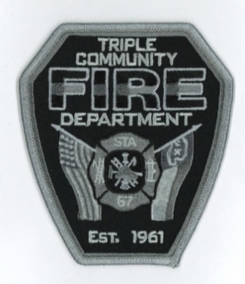 Triple Community Fire Department 
Tactical Patch
