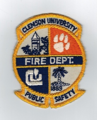 Clemson University Fire Department 
Old Style

