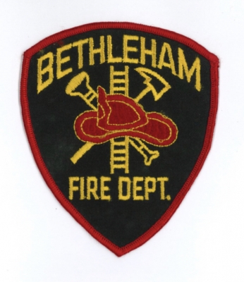 Bethlehem Fire Department 
Misprint patch. 
