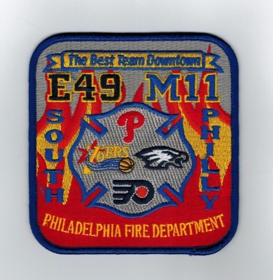 Philadelphia Fire Department
Engine 49 Medic 11
South Philly 

