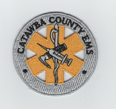 Catawba County EMS Badge Patch 
