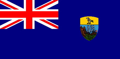 ASCENSION ISLAND BRITISH OVERSEAS TERRITORIES * FLAG
