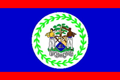 BELIZE * FLAG
