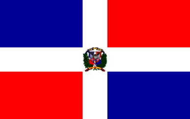 DOMINICAN REPUBLIC * FLAG

