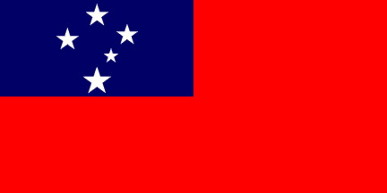 WESTERN SAMOA * FLAG
