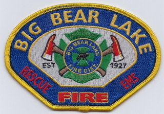 Big Bear Lake (CA)
Defunct 2012 - Merged with Big Bear City, now called Big Bear Fire Authority
