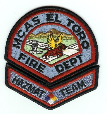 CALIFORNIA  El Toro Marine Corps Air Station Hazmat Team
This patch is for trade
