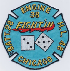 Chicago Batt.-28 E-38 H&L-48 (IL)
Defunct - Now Batt.-14
