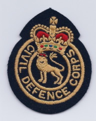 ENGLAND Civil Defense Corps
