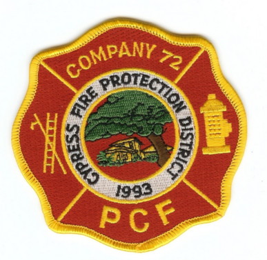 Cypress CALFire E-72 Paid Call Firefighter (CA)
