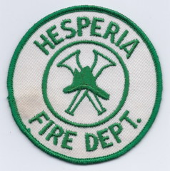 Hesperia (CA)
Older Version - Defunct 2004 - Now part of San Bernardino County Fire
