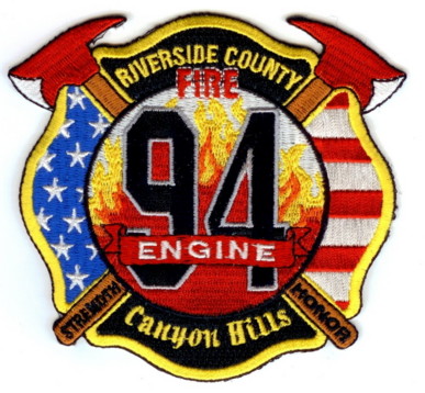 Riverside County Station 94 Canyon Hills (CA)
