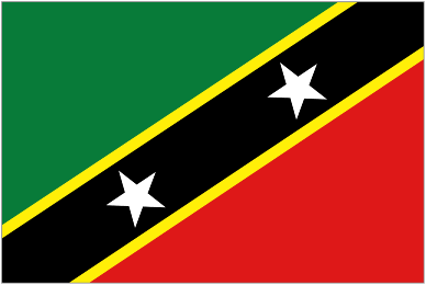 ST. KITTS & NEVIS * FLAG
