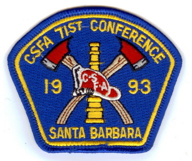 Santa Barbara California State Firefighters Assoc. 71st Conf. (CA)
