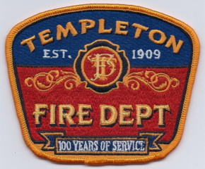 Templeton 100 year anniversary 1909-2009 (CA)
