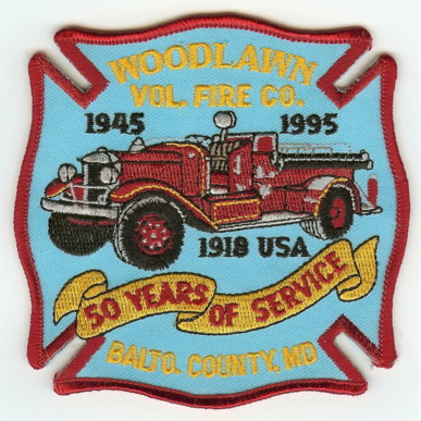 Baltimore County Station 330 Woodlawn 50th Anniv. 1945-1995 (MD)
