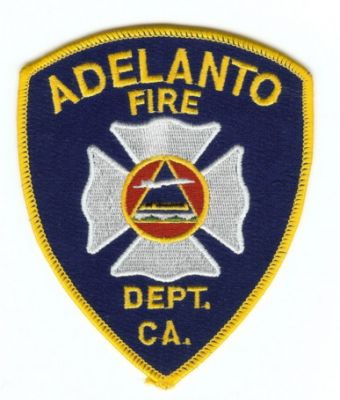 Adelanto (CA)
Defunct - 1999 - Older Version - Now part of San Bernardino County Fire

