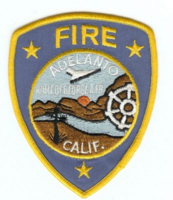 Adelanto (CA)
Defunct 1999 - Now part of San Bernardino County Fire

