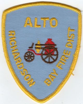 Alto Richardson Bay (CA)
Defunct 1999 - Now part of Southern Marin FPD - Older Version
