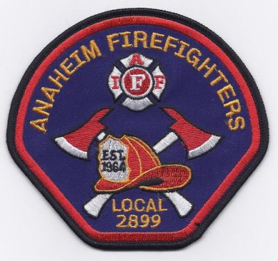 Anaheim Firefighters IAFF L-2899 (CA)
Older Version
