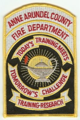 MARYLAND Anne Arundel County Training-Research
This patch is for trade
