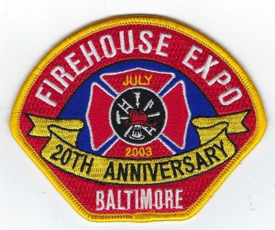 Baltimore FireExpo 2003 20th Anniv. (MD)
