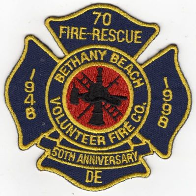 Bethany Beach Station 70 50th Anniversary 1948-1998 (DE)

