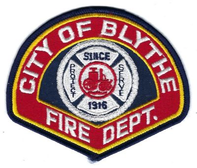 Blythe (CA)
Defunct - Now Part of Riverside County Fire

