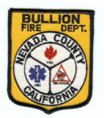 Bullion (CA)
Defunct 1991 - Now part of Nevada County Consolidated FPD
