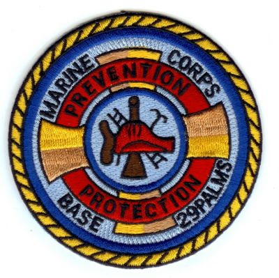 CALIFORNIA 29 Palms USMC Combat Center
This patch is for trade

