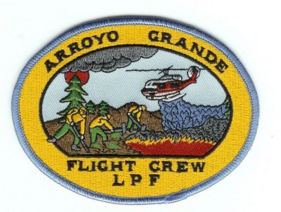 CALIFORNIA Arroyo Grande Flight Crew Los Padres Forest
This patch is for trade
