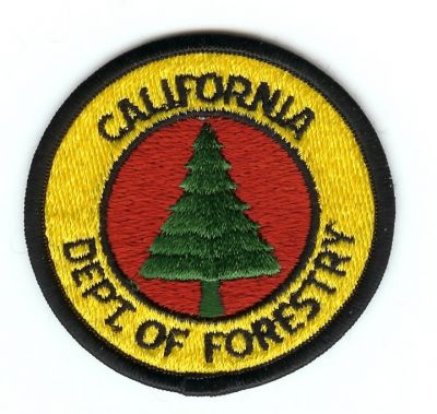 CALIFORNIA California Department of Forestry
This patch is for trade
