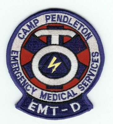 CALIFORNIA Camp Pendleton USMC EMT-D
This patch is for trade
