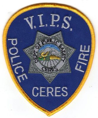 CALIFORNIA Ceres Volunteers in Public Safety
This patch is for trade
