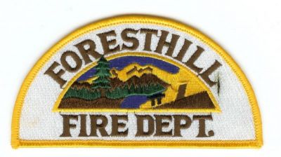 CALIFORNIA Foresthill
This patch is for trade
