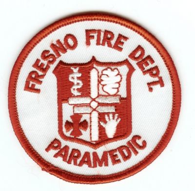 CALIFORNIA Fresno Paramedic
This patch is for trade

