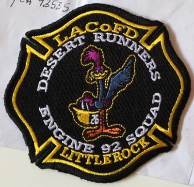 Z - Wanted - Los Angeles County E-92 Sq-92 - CA
Type 2
