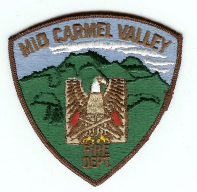 CALIFORNIA Mid Carmel Valley
This patch is for trade
