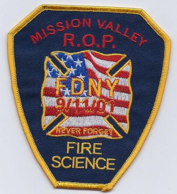 CALIFORNIA Mission Valley R.O.P.
This patch is for trade

