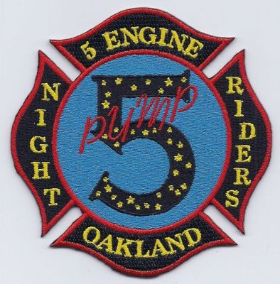 CALIFORNIA Oakland E-5
This patch is for trade
