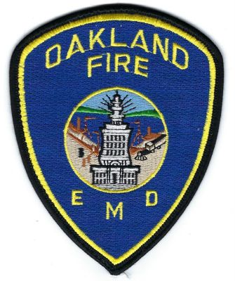 CALIFORNIA Oakland Fire Emergency Medical Dispatches
This patch is for trade
