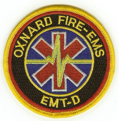 CALIFORNIA Oxnard EMT-D
This patch is for trade
