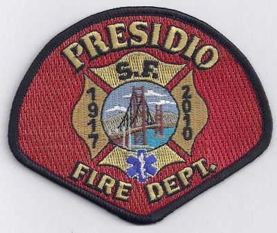 CALIFORNIA Presidio National Park Service 
This patch is for trade
