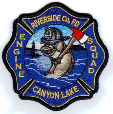 CALIFORNIA Riverside County Station 60 Canyon Lake
This patch is for trade
