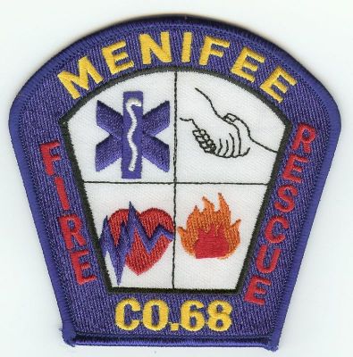 CALIFORNIA Riverside County Station 69 Manifee
This patch is for trade
