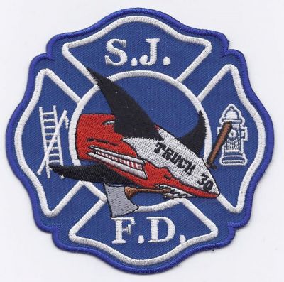 CALIFORNIA  San Jose T-30 ARFF L-230
This patch is for trade
