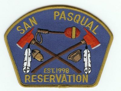 CALIFORNIA San Pasqual Reservation
This patch is for trade
